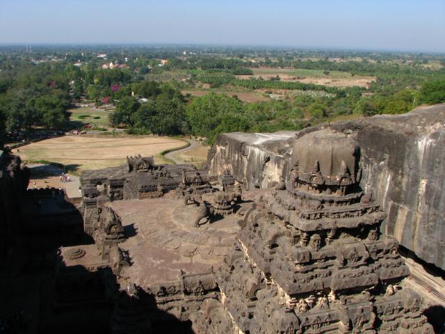 image Cúpula del templo Kailash en Ellora, India