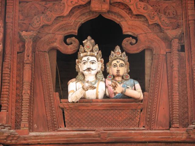 image Talla de madera en Durbar Square, Katmandú, Nepal