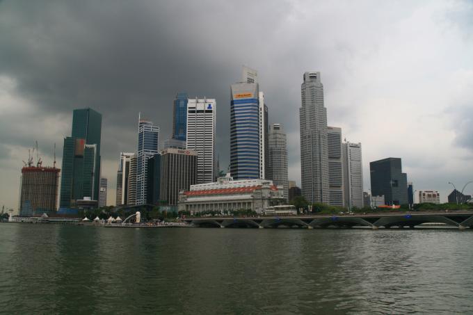 image Vista general de los rascacielos de Singapur