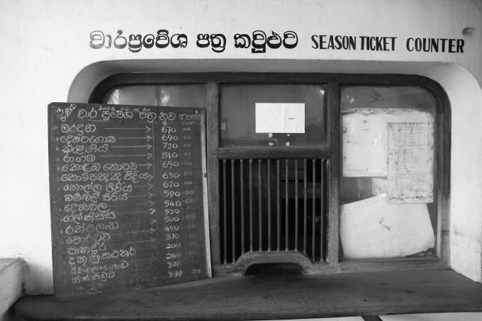image Taquilla de la estación de Bentota, Sri Lanka