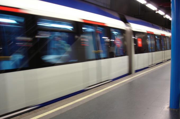 image Tren del metro de Madrid