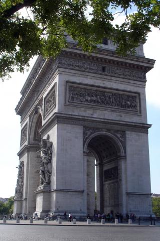 image Vista del Arco del Triunfo de París, Francia