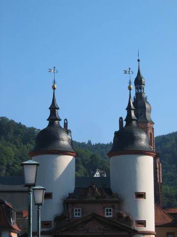 image Detalle de puerta de acceso a Heidelberg, Alemania