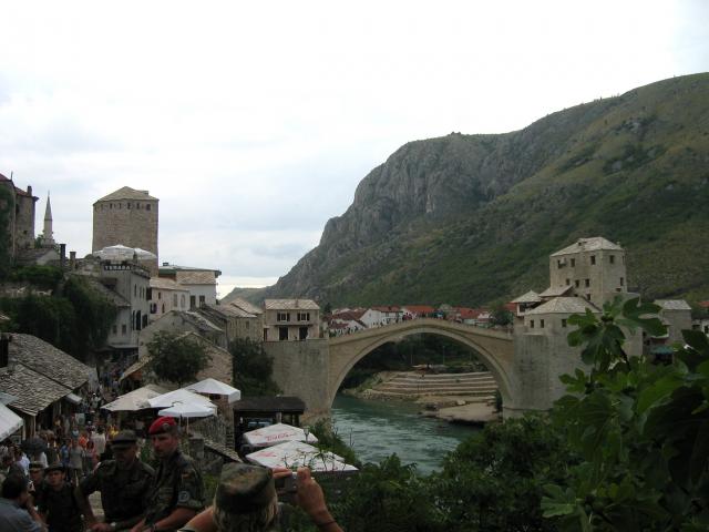 image Vista general de la ciudad vieja de Mostar, Bosnia-Herzegovina
