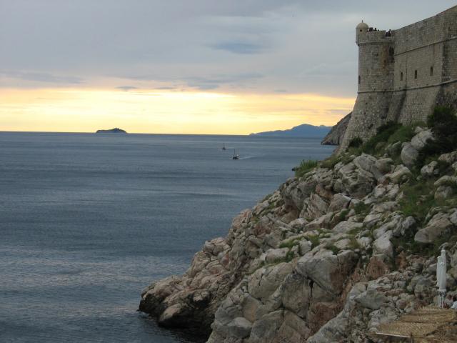 image Atardecer desde la muralla de Dubrovnik, Croacia