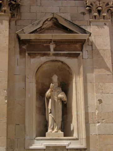image Estatua de San Blas, patrón de Dubrovnik, Croacia