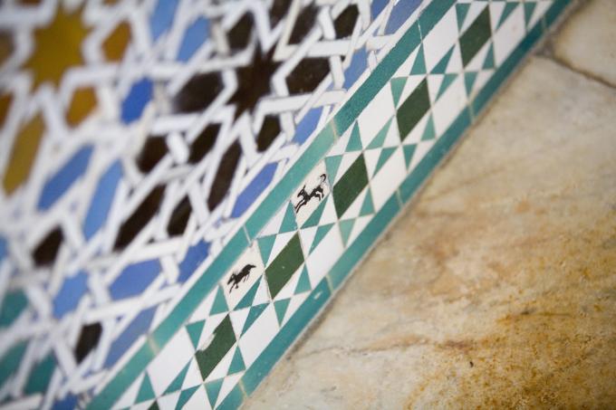 image Detalle de mosaico en el Real Alcázar de Sevilla
