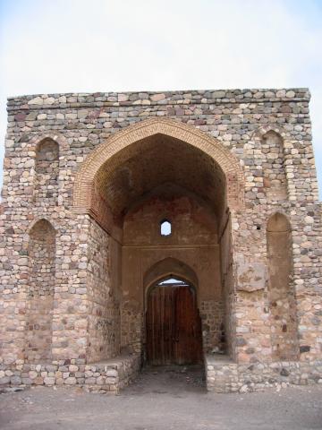 image Detalle de antigua parada de caravanas, Semnan, Irán