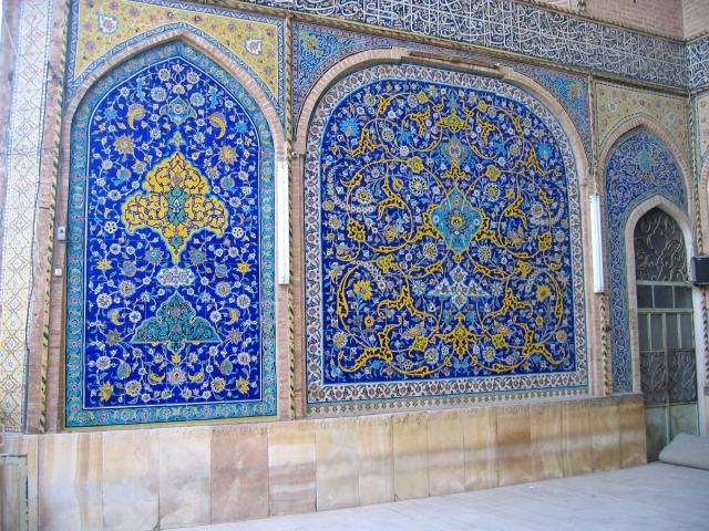 image Decoración de un Iwan de la mezquita de Jomeini, Semnan, Irán
