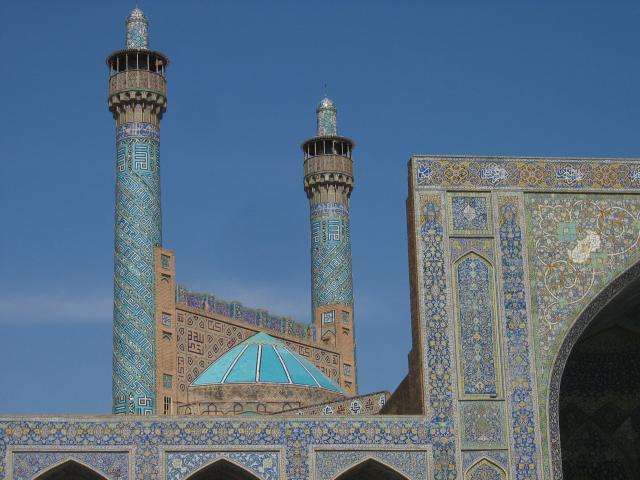 image Minaretes de la mezquita del Imam, Isfahán, Irán