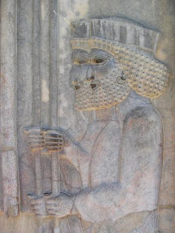 image Relieve de soldados, Persépolis, Irán