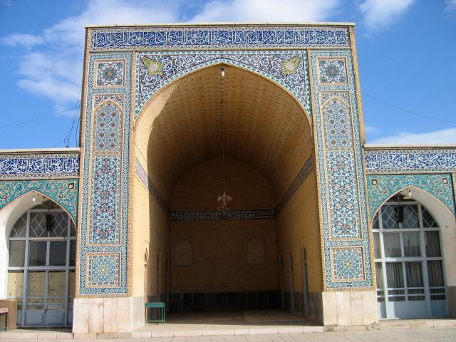 image Iwan de la mezquita Imam Jomeini, Kermán, Irán