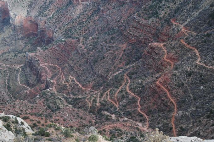 image Sendero del Bright Angel en el Gran Cañón, Arizona, Estados Unidos