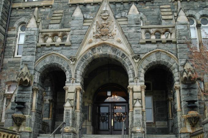 image Entrada de la Universidad de Georgetown en Washington, Estados Unidos