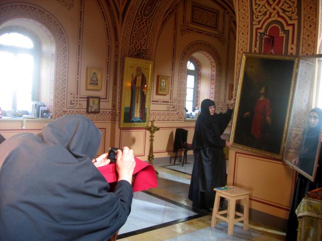 image Grupo de monjas tomando fotos, Jerusalén, Israel