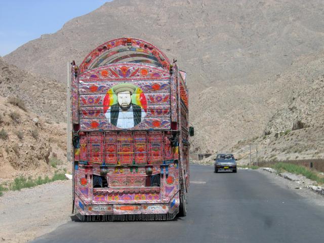 image Camión decorado en Baluchistán, Pakistán