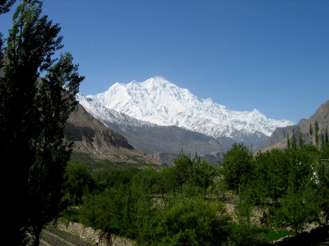 image Vista del Rakaposhi, valle de Hunza, Pakistán