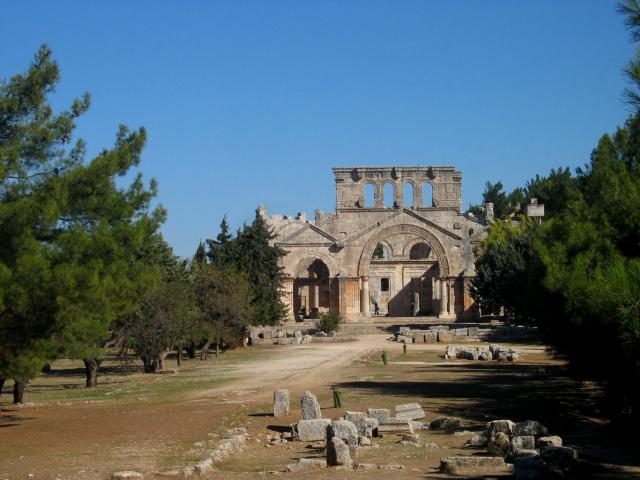 image Vista general del entorno de la Catedral de San Simeón, Siria