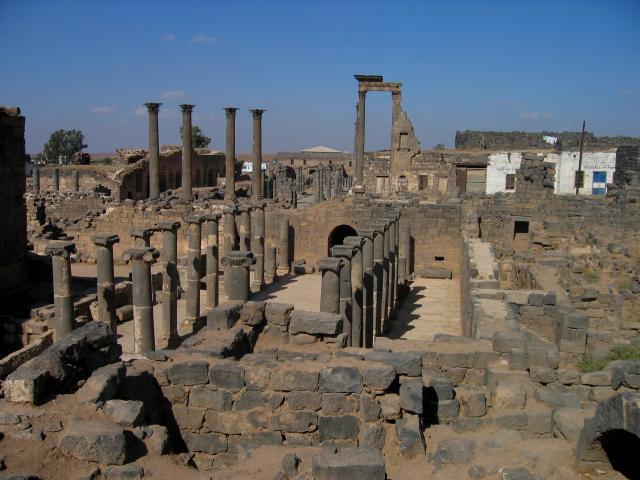 image Vista general de Bosra, Hama, Siria