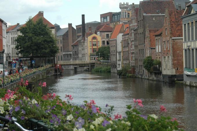 image Canal en Gante, Bélgica