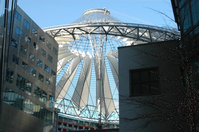 image Sony Center en la Postdamer Platz en Berlín, Alemania