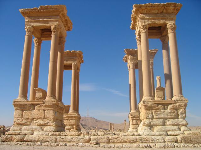image Tetrapilón de Palmira, actual Tadmor, Siria
