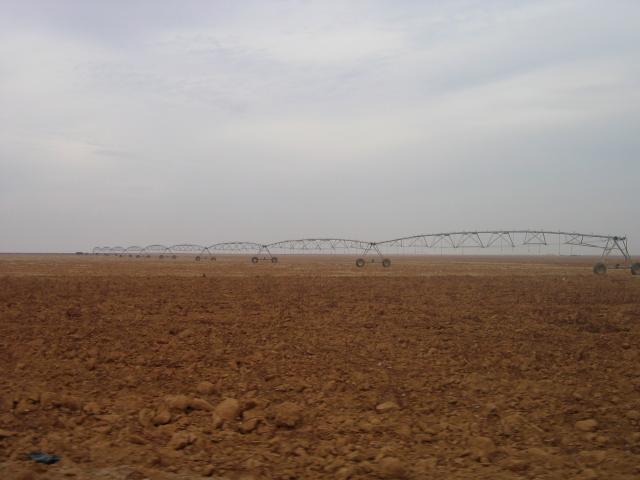 image Sistema de irrigación en el desierto de Siria