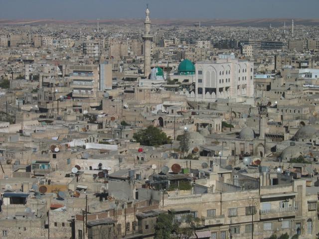 image Vistas de Alepo desde la ciudadela, Siria