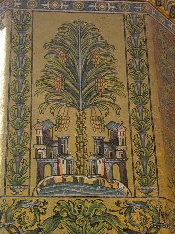 image Detalle de mosaico en la Gran Mezquita de los Omeyas, Damasco, Siria