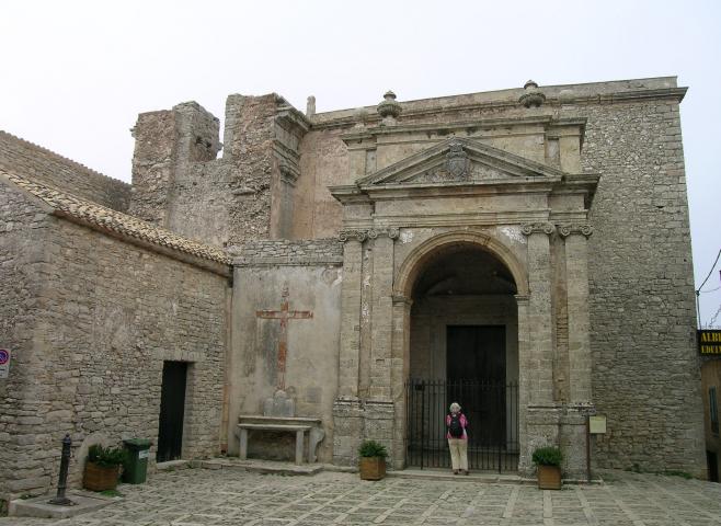 image Iglesia de San Domenico en Erice, Sicilia, Italia