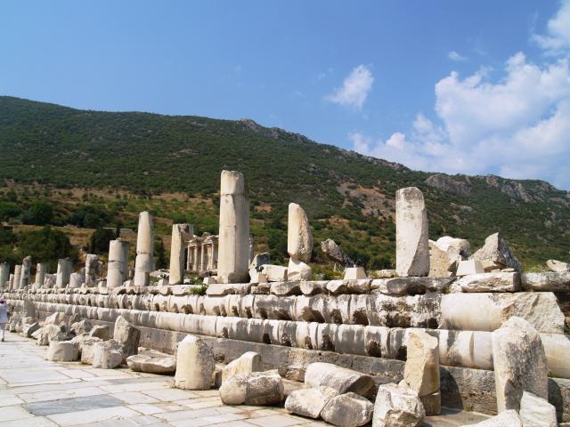image Vía de mármol, Éfeso, Turquía