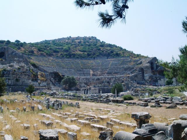 image Vista general del Gran Teatro, Éfeso, Turquía