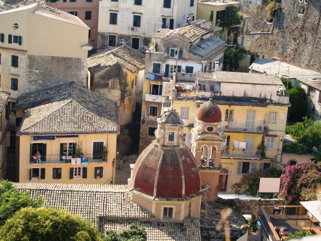 image Corfú visto desde su fortaleza, Grecia