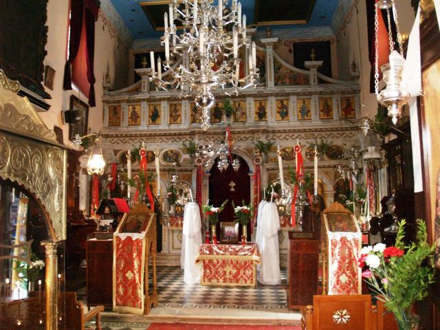 image Interior de iglesia, Corfú, Grecia