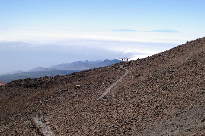 image Vista del Teide y Pico Viejo con La Palma de fondo, Tenerife