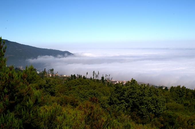 image Las nubes cubren el valle de La Orotava, Tenerife
