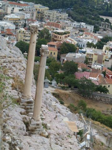 image Columnas en la Acrópolis de Atenas, Grecia