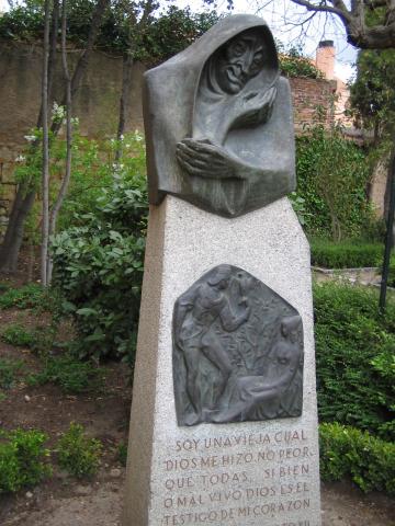image Busto de La Celestina, Huerto de Calixto y Melibea, Salamanca