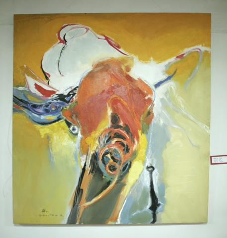 image Pintura abstracta de Gebre Kristos, Etiopía