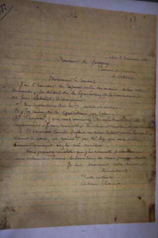 image Carta de Rimbaud conservada en su casa-museo de Harar, Etiopía