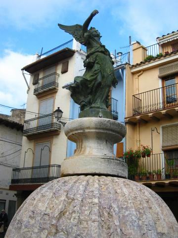 image Detalle de la fuente del Ángel, Sant Mateu, Castellón