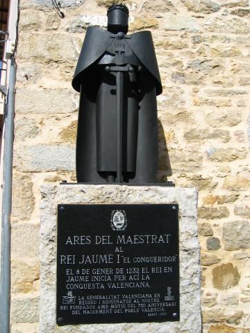 image Monumento dedicado a Jaime I el Conquistador, Ares del Maestre, Castellón