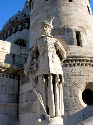 image Estatua en el Bastión de los Pescadores, Budapest, Hungría