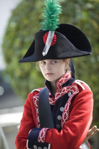 image Recreación de la Guerra de la Independencia en Segovia: Soldado de las tropas del regimiento de Valencia