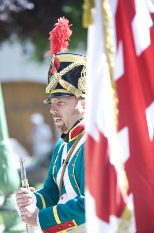 image Recreación de la Guerra de la Independencia en Segovia: Demostración de disparos de armas de las tropas españolas