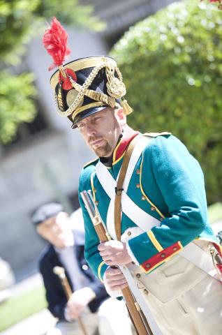 image Recreación de la Guerra de la Independencia en Segovia: Demostración de disparos de armas de las tropas españolas
