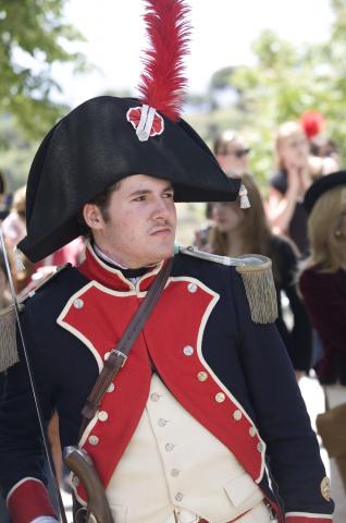 image Recreación de la Guerra de la Independencia en Segovia: Soldado de las tropas francesas