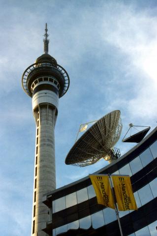 image Torre de comunicaciones en Auckland, Nueva Zelanda