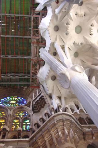 image Vitrales, interior de la Sagrada Familia, Barcelona