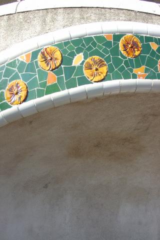 image Detalle de la Fuente del Lagarto, Parque Güell, Barcelona